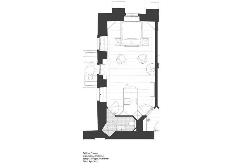 스탠다드 스튜디오 정원 전망, Schloss Prossen