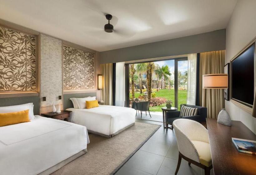 اتاق لوکس با چشمانداز باغ, Anantara Iko Mauritius Resort & Villas