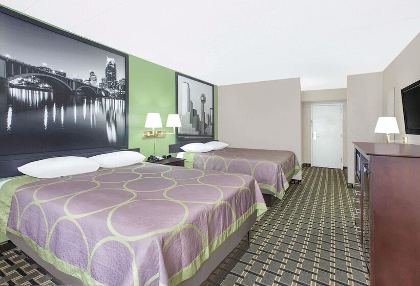 חדר סטנדרט שתי מיטות זוגיות, Super 8 By Wyndham Grand Prairie North