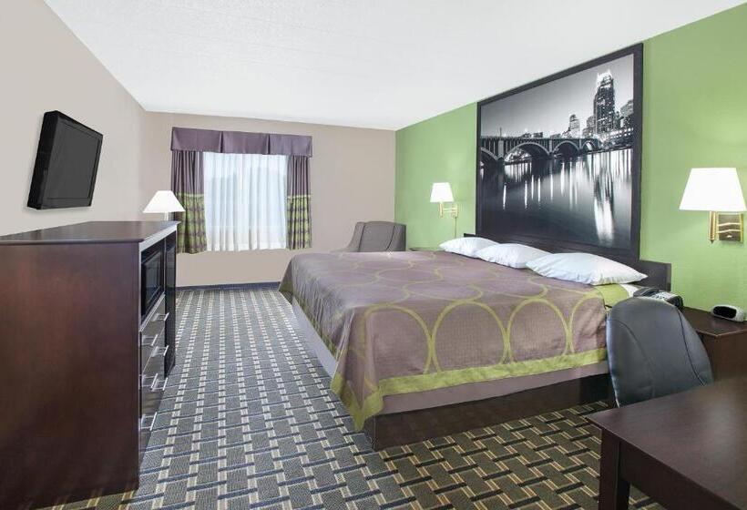 חדר סטנדרט עם מיטת קינג, Super 8 By Wyndham Grand Prairie North