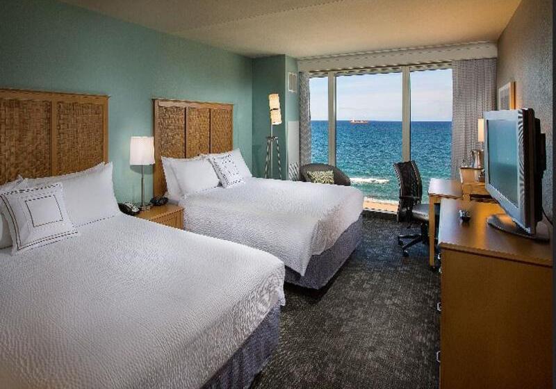 オーシャンビュースタンダードルーム, Courtyard by Marriott Fort Lauderdale Beach
