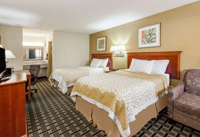 2ダブルベッドのスタンダードルーム, Days Inn By Wyndham Kent Akron