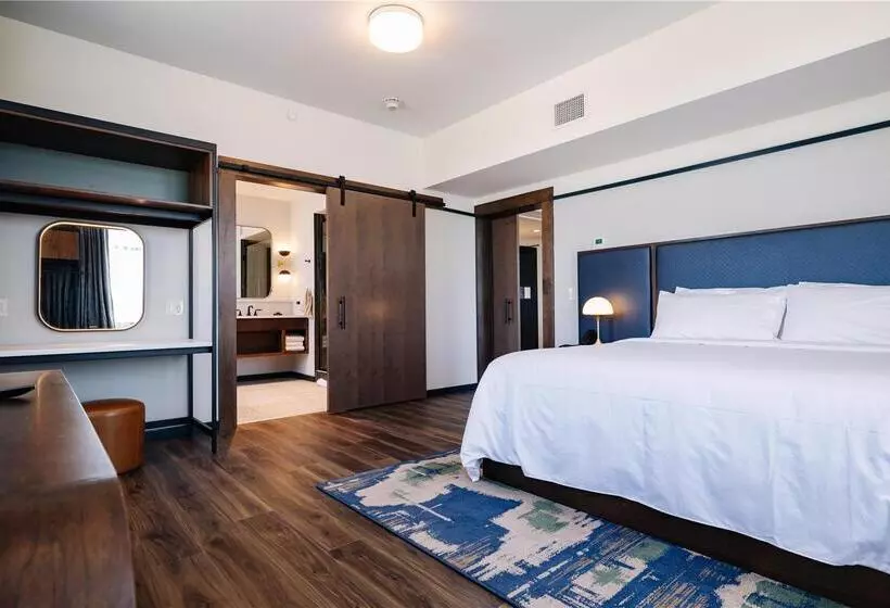 キングサイズベッドのスイートルーム, Hilton Chicago/magnificent Mile Suites