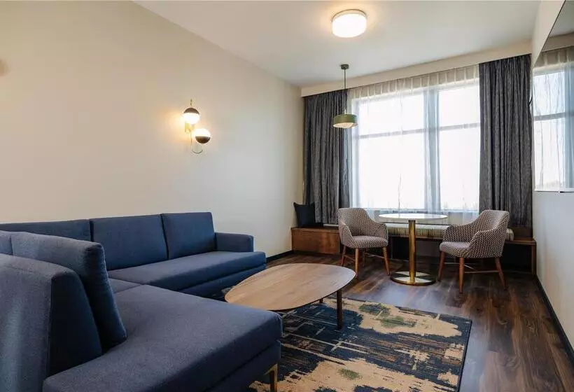 キングサイズベッドのスイートルーム, Hilton Chicago/magnificent Mile Suites