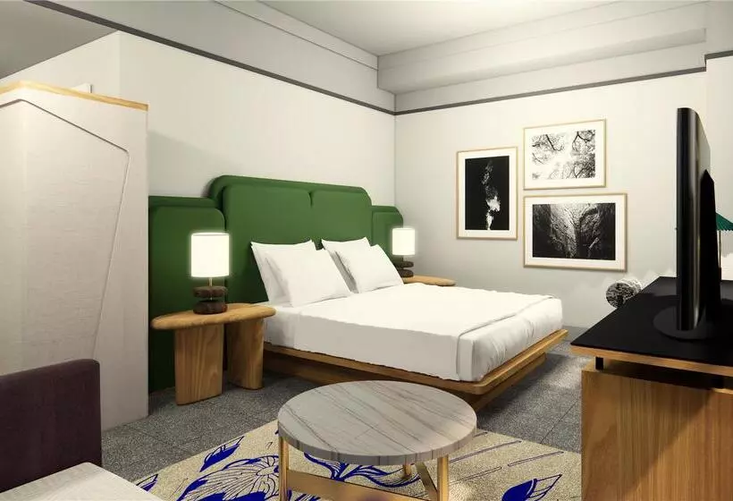 キングサイズベッドのスイートルーム, Hilton Chicago/magnificent Mile Suites