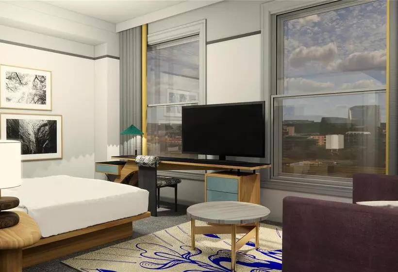 キングサイズベッドのスイートルーム, Hilton Chicago/magnificent Mile Suites