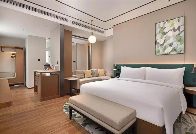 キングサイズベッドのスイートルーム, Hilton Chicago/magnificent Mile Suites