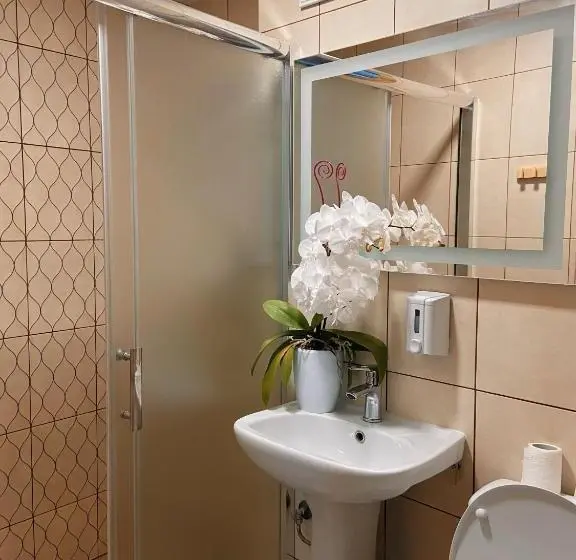 Standard room with outdoor bath, Karpats'kyi Kalejdoskop