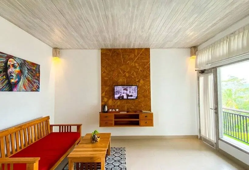 キングサイズベッドのデラックスルーム, Abian Taksu Suite & Villas