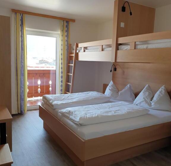 اتاق استاندارد چهارنفره با بالکن, Hanneshof