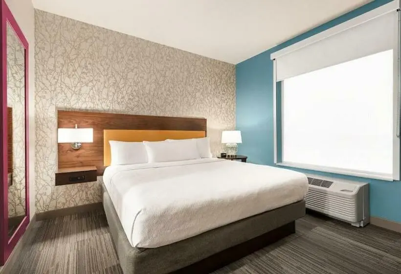 キングサイズベッドのスイートルーム, Home2 Suites By Hilton Ridley Park Philadelphia Airport South