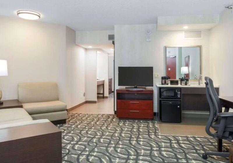 キングサイズベッドのスイートルーム, Embassy Suites By Hilton Dallas Love Field