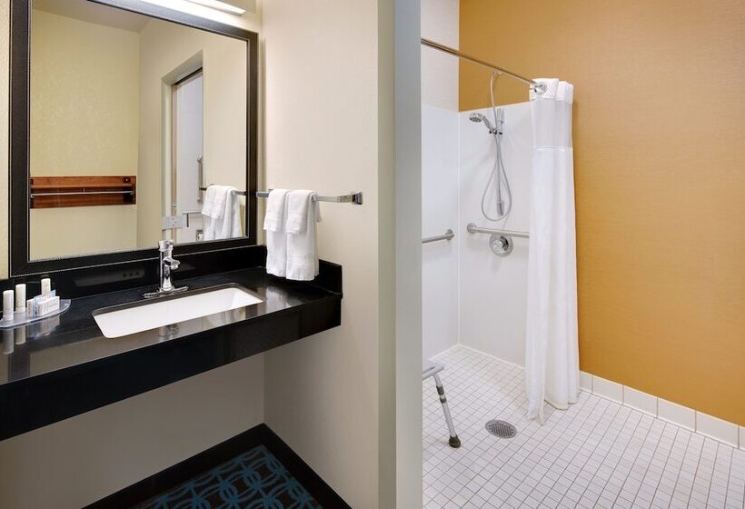 חדר סטנדרט שתי מיטות זוגיות, Fairfield Inn & Suites Indianapolis Airport