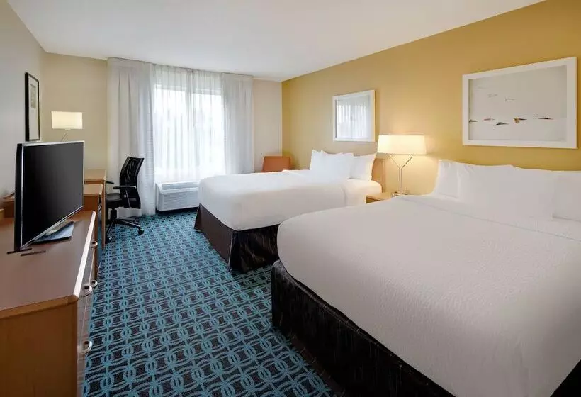 Standard-huone 2 Parivuodetta, Fairfield Inn & Suites Indianapolis Airport