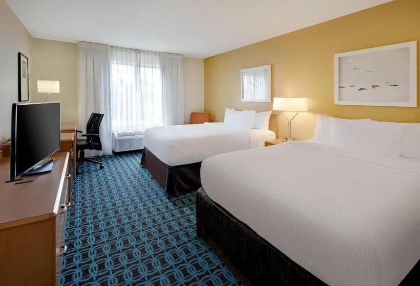 Standaardkamer met 2 Tweepersoonsbedden, Fairfield Inn & Suites Indianapolis Airport