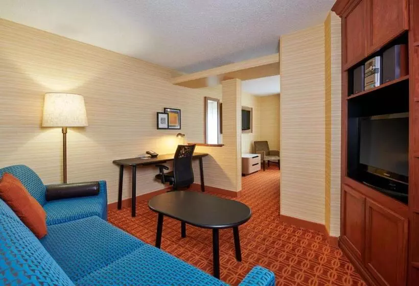 キングサイズベッドのスイートルーム, Fairfield Inn & Suites Detroit Farmington Hills
