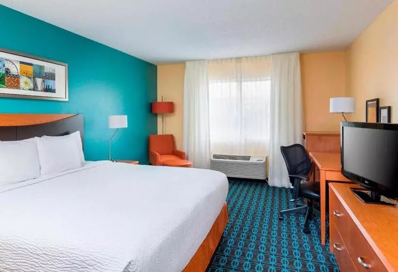 キングサイズベッドのスタンダードルーム, Fairfield Inn & Suites Kansas City Lee S Summit