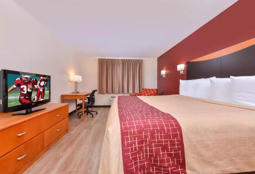 キングサイズベッドのスーペリアルーム, Red Roof Inn & Suites Danville, Il