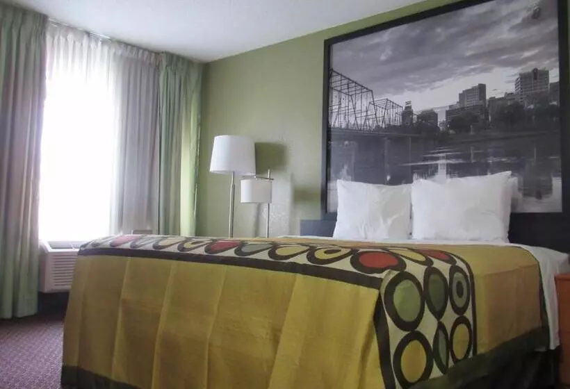اتاق استاندارد با تخت بزرگ, Super 8 By Wyndham New Cumberland