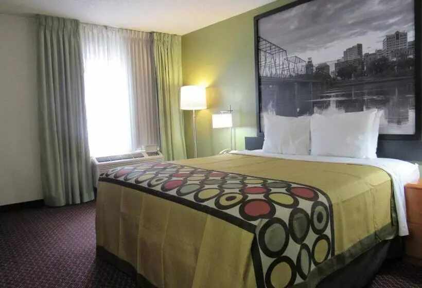 اتاق استاندارد با تخت بزرگ, Super 8 By Wyndham New Cumberland