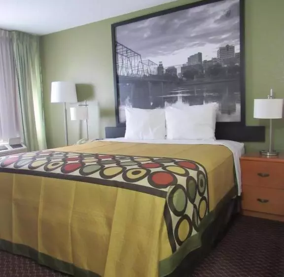 اتاق استاندارد با تخت بزرگ, Super 8 By Wyndham New Cumberland