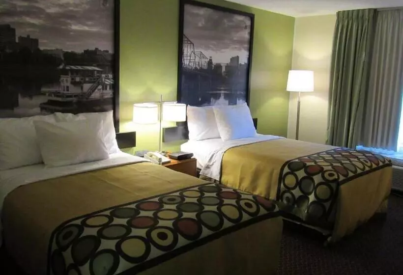 اتاق استاندارد با 2 تخت دوبل, Super 8 By Wyndham New Cumberland
