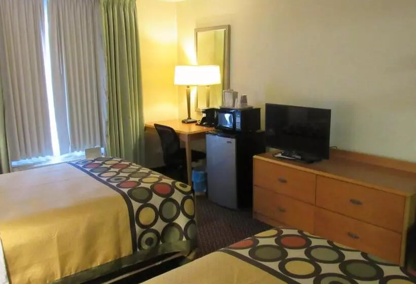 اتاق استاندارد با 2 تخت دوبل, Super 8 By Wyndham New Cumberland