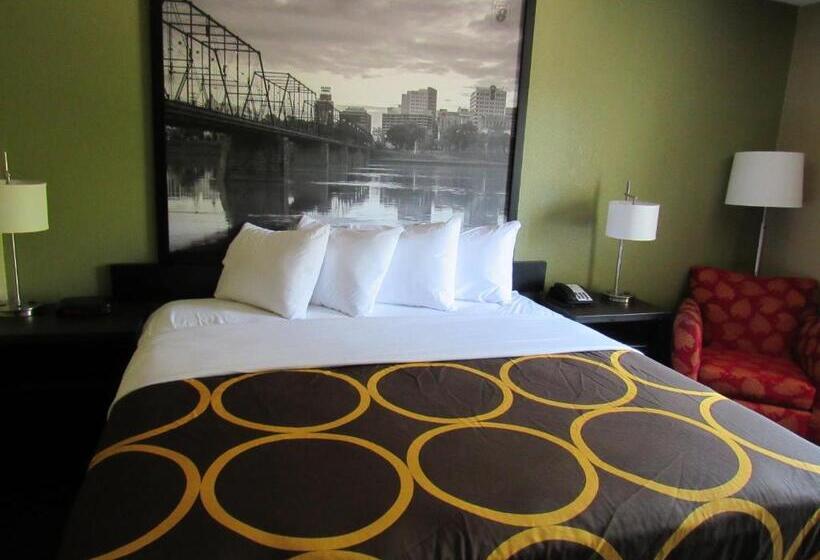 장애인을 위한 킹사이즈 침대 스탠다드 룸, Super 8 By Wyndham New Cumberland
