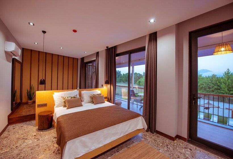 带泳池观景的豪华房, Arwen