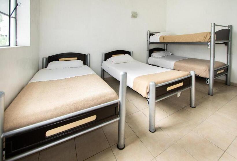 غرفة قياسية رباعية, Casona Poblana Hostel