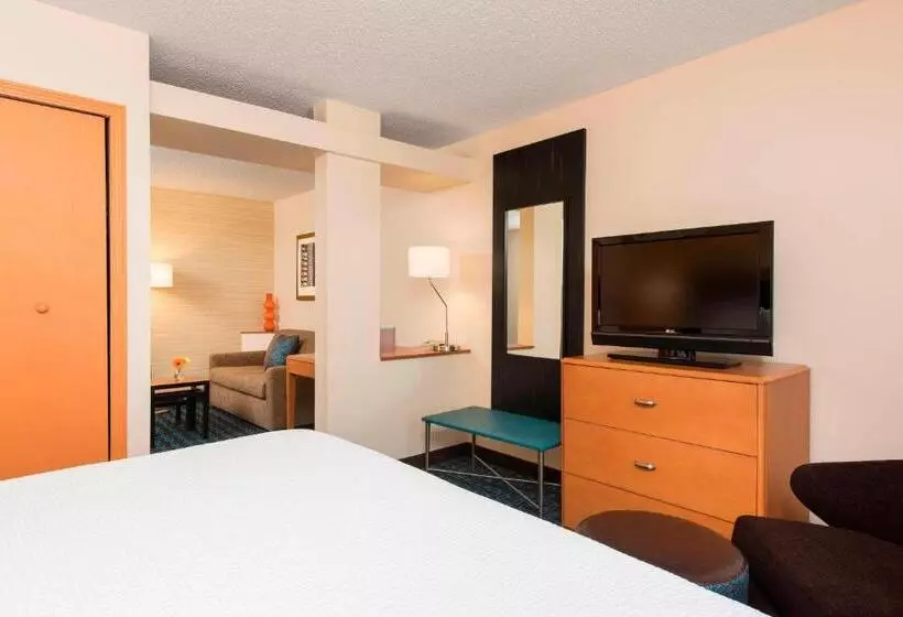 キングサイズベッドのスイートルーム, Fairfield Inn & Suites By Marriott Bloomington