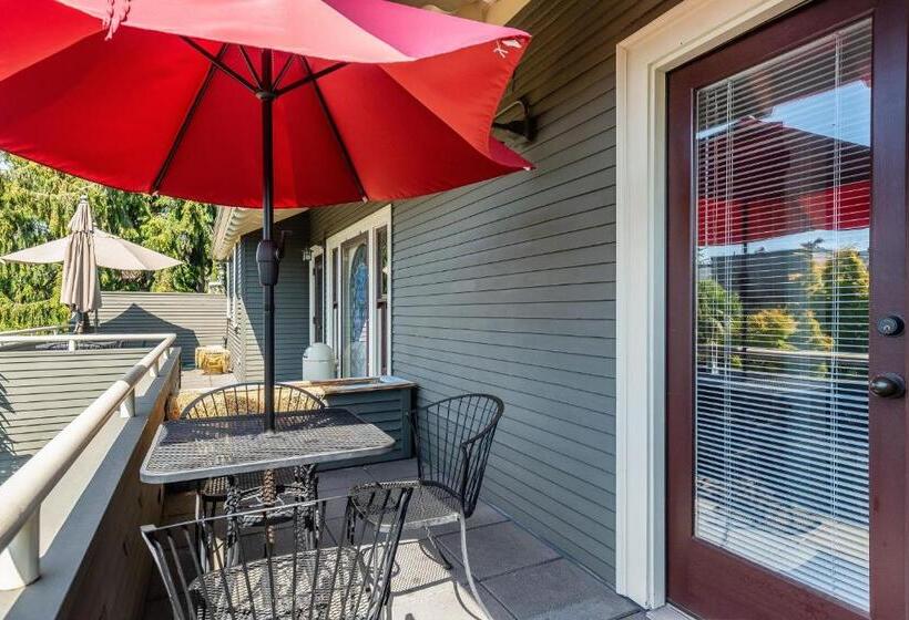 带露台的豪华间, Seattle Gaslight Inn