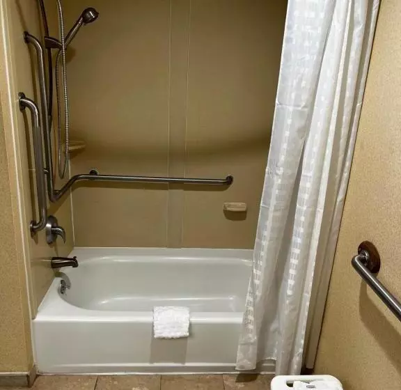 身障者適用クイーンサイズベッドルーム, Baymont By Wyndham Monroe Ohio