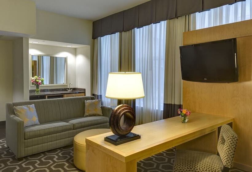 스탠다드 스튜디오 킹침대, Hampton Inn & Suites New Orleans Downtown