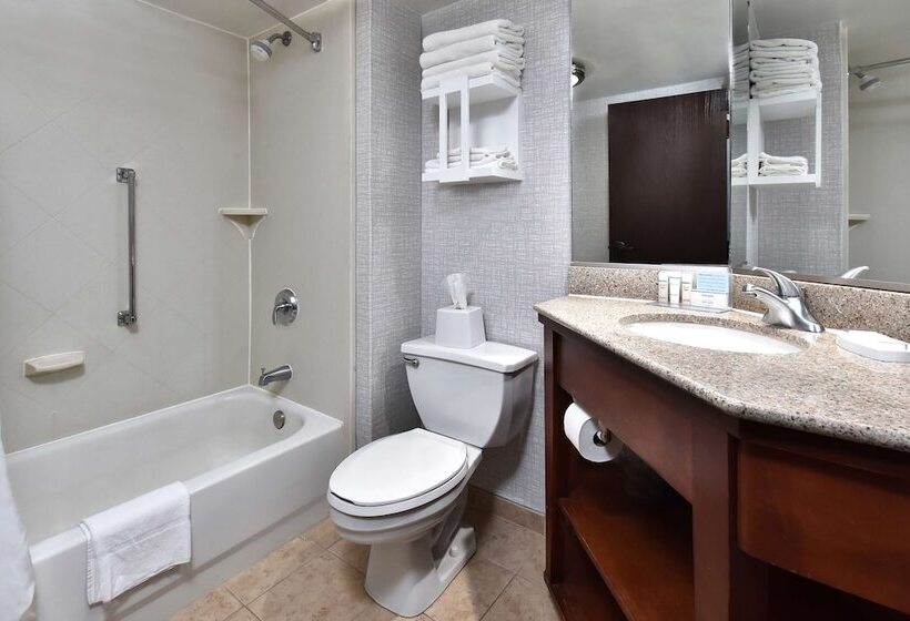 带2个双人床的标准工作室, Hampton Inn Princeton