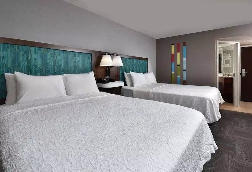 ２ダブルベッドのスタンダードルーム, Hampton Inn Princeton