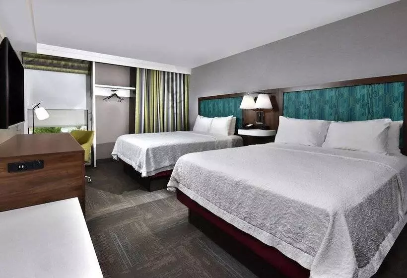 ２ダブルベッドのスタンダードルーム, Hampton Inn Princeton