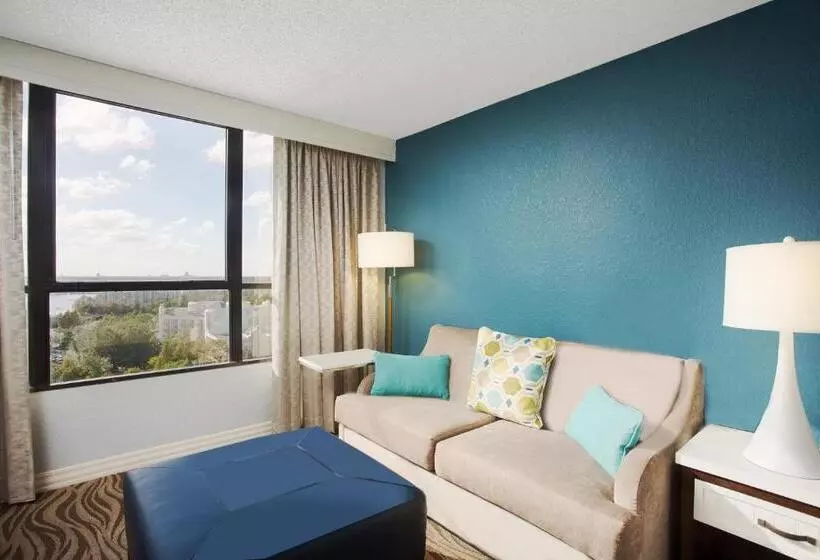 اتاق استاندارد با تخت بزرگ, Wyndham Lake Buena Vista - Disney Springs® Area