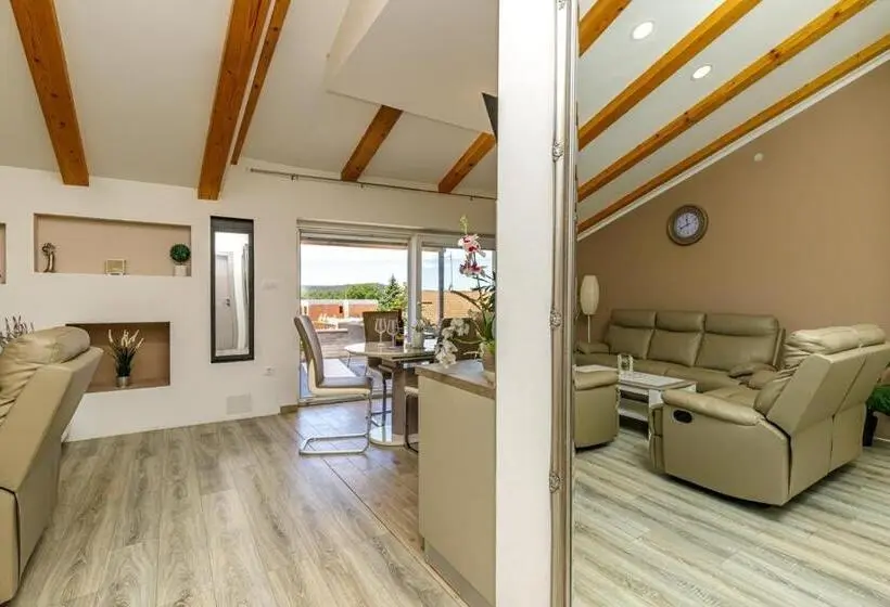 2ベッドルームアパートメント, Apartments Mirjana Medulin