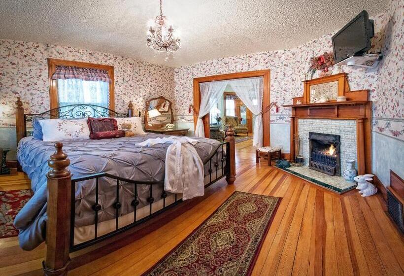 اتاق لوکس با تخت بزرگ, Holden House 1902 Bed & Breakfast Inn
