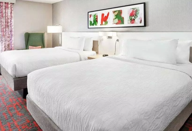 ２ダブルベッドのスタンダードルーム, Hilton Garden Inn Albuquerque North/rio Rancho