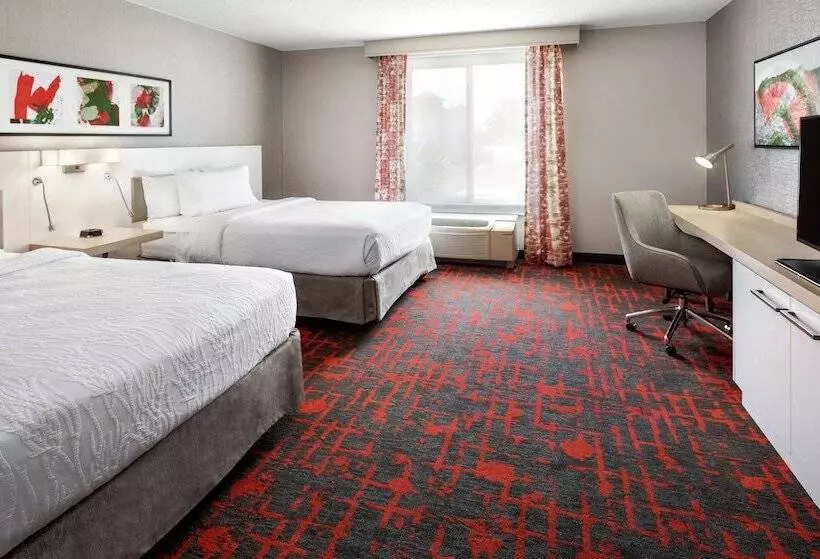 ２ダブルベッドのスタンダードルーム, Hilton Garden Inn Albuquerque North/rio Rancho