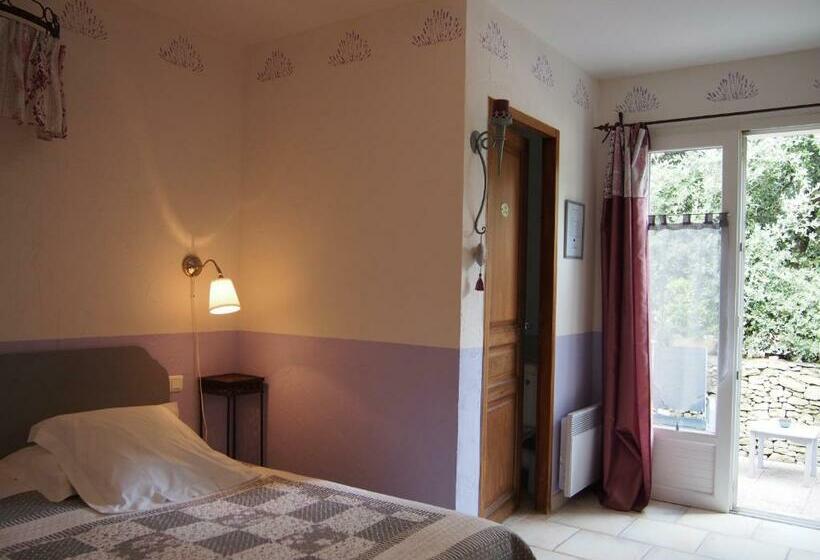 テラス付きスタンダードルーム, Clos Des Lavandes   Chambres Et Suites De Charme Climatisées Luberon