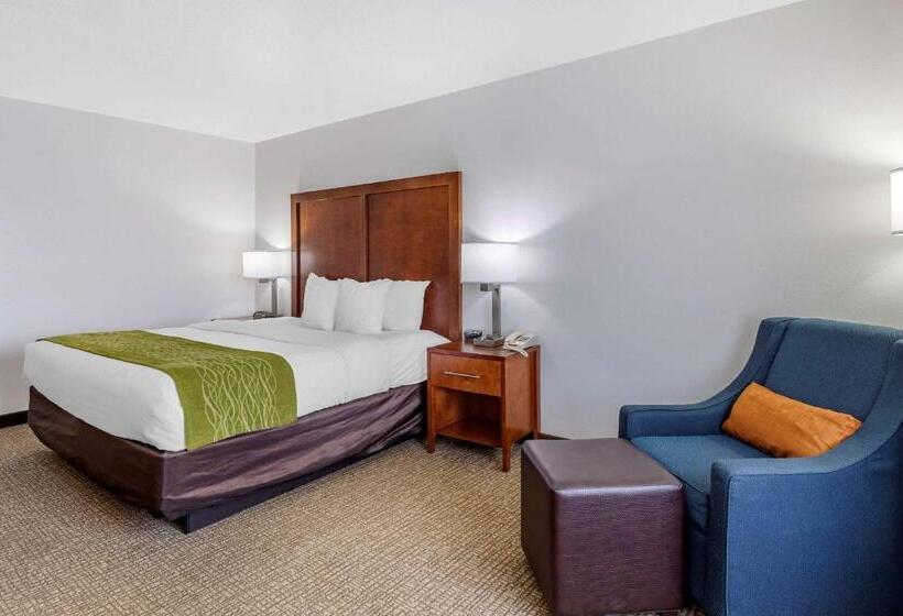 带大床的标准间, Comfort Inn Brownsville I40
