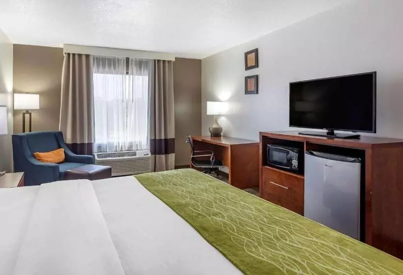 キングサイズベッドのスタンダードルーム, Comfort Inn Brownsville I40