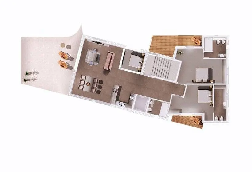 اتاق پنت هاوس, Villas Baotic