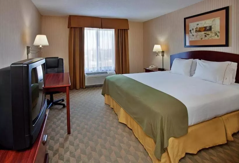 キングサイズベッドのスタンダードルーム, Holiday Inn Express  & Suites Lansingleavenworth