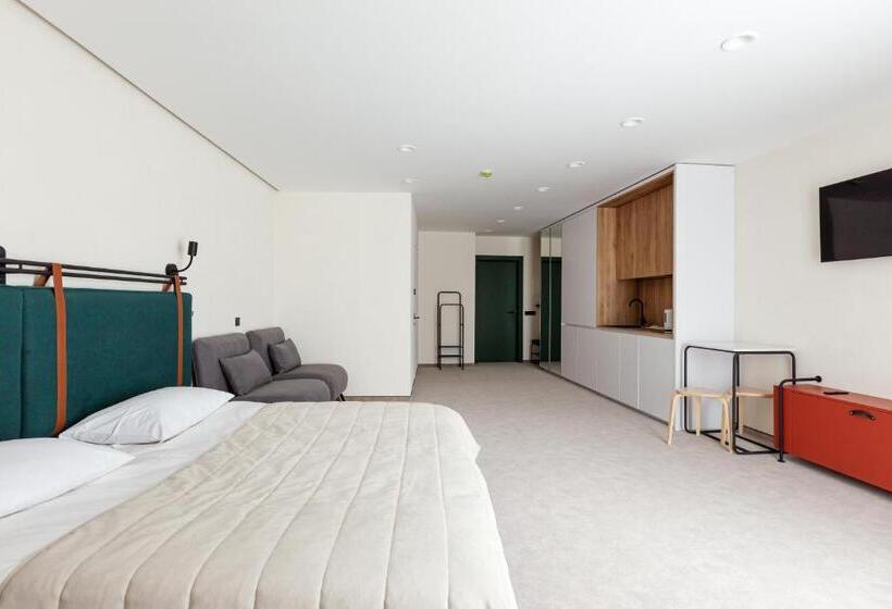 آپارتمان لوکس 1 خوابه, Hvoya Apart Hotel & Spa