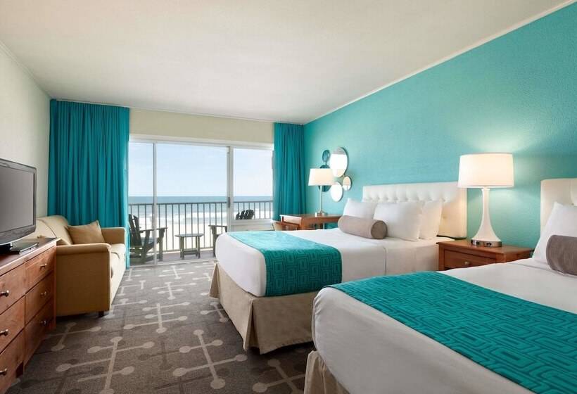 ２ダブルベッドのスタンダードルーム, Howard Johnson By Wyndham Ocean City Oceanfront