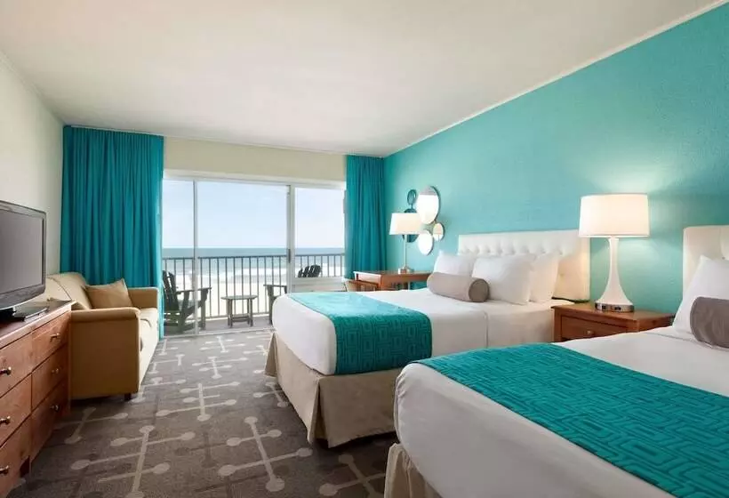 ２ダブルベッドのスタンダードルーム, Howard Johnson By Wyndham Ocean City Oceanfront